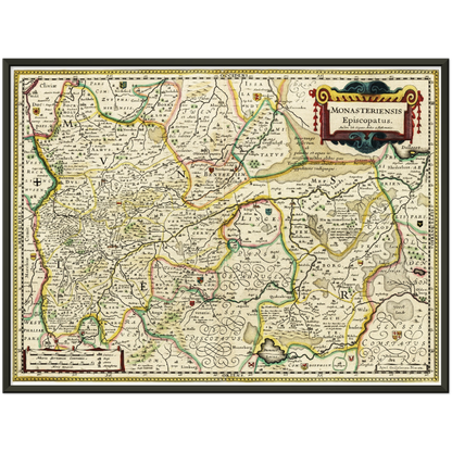 Historical city map  Test product horizontal 3 sizes