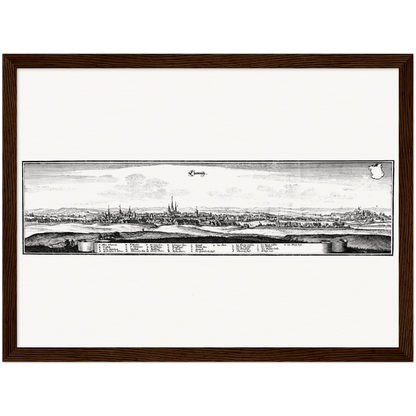 Historical city map  Test product horizontal 3 sizes