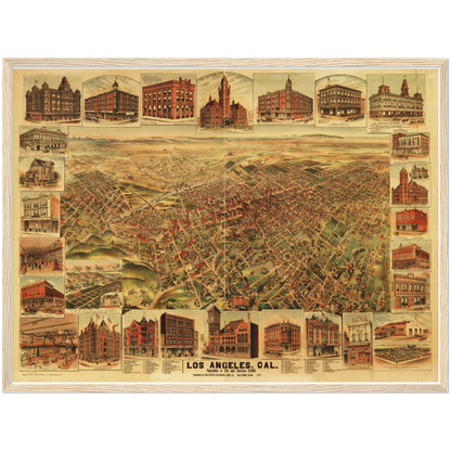 Historical city map  Test product horizontal 3 sizes