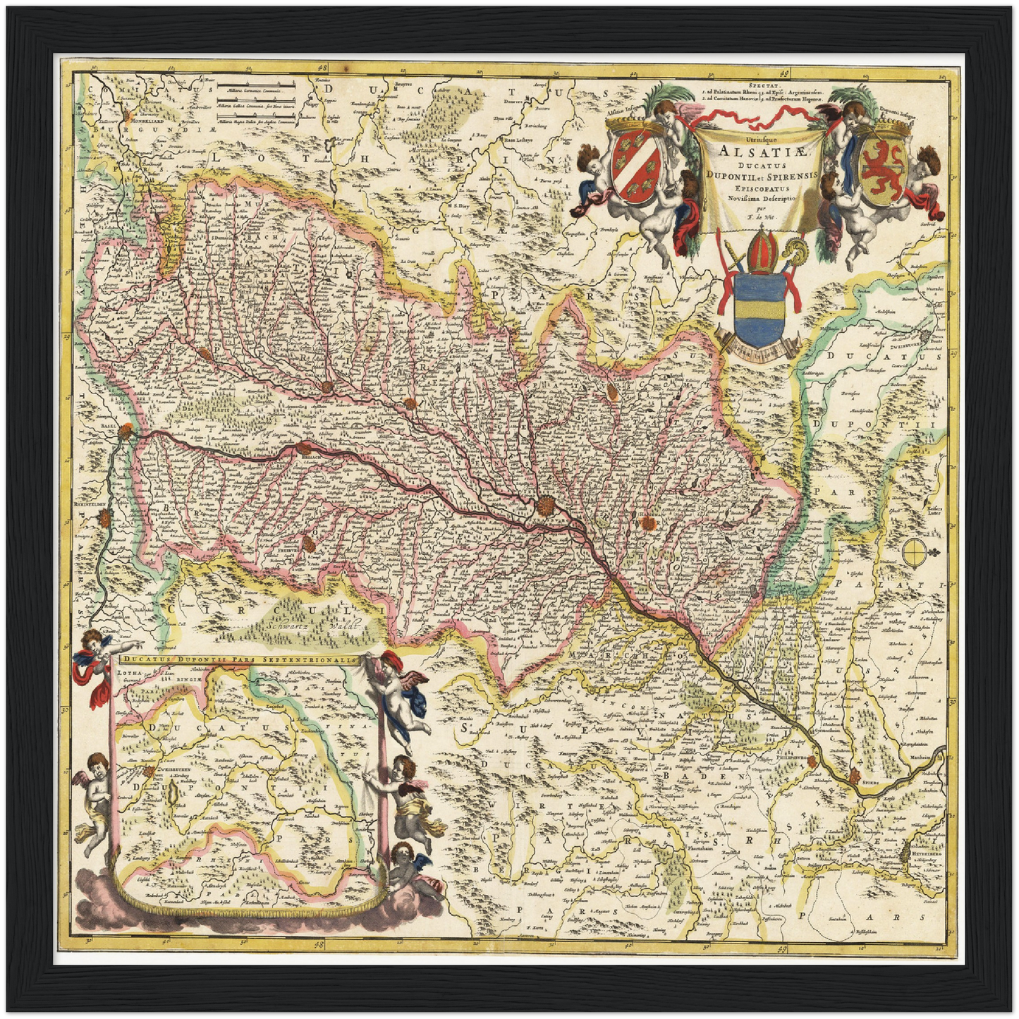 Historical city map  Test product horizontal 3 sizes