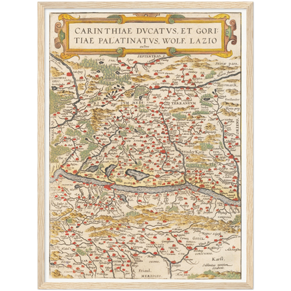 Historical city map  Test product horizontal 3 sizes