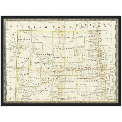 Historical city map  Test product horizontal 3 sizes