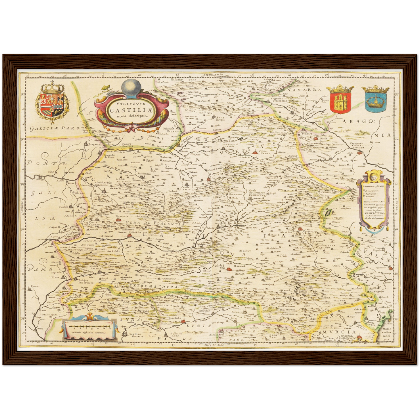 Historical city map  Test product horizontal 3 sizes