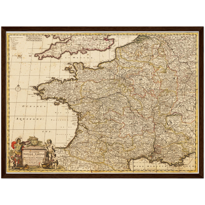 Historical city map  Test product horizontal 3 sizes