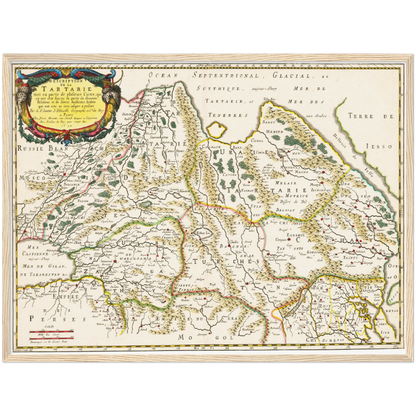 Historical city map  Test product horizontal 3 sizes