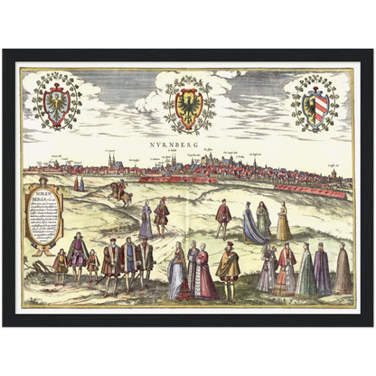 Historical city map  Test product horizontal 3 sizes