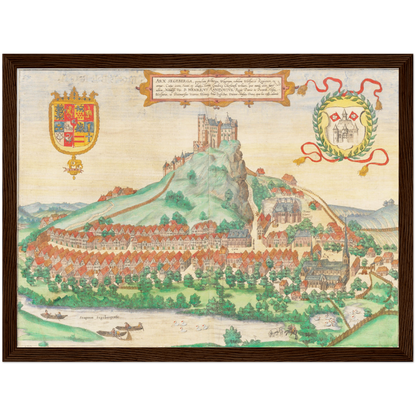 Historical city map  Test product horizontal 3 sizes