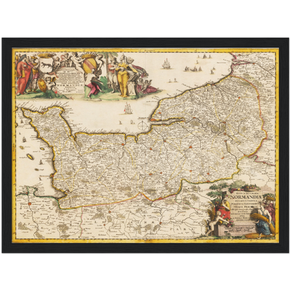 Historical city map  Test product horizontal 3 sizes