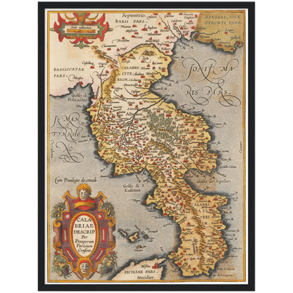 Historical city map  Test product horizontal 3 sizes