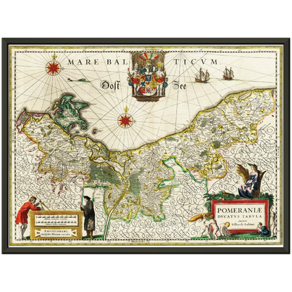 Historical city map  Test product horizontal 3 sizes