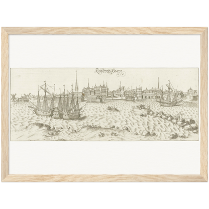 Historical city map  Test product horizontal 3 sizes