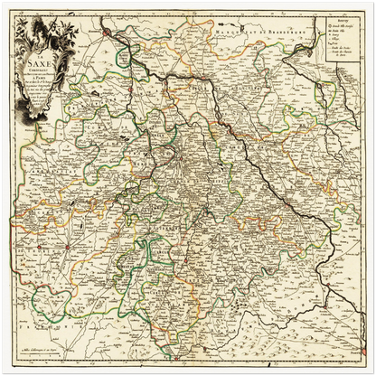 Sachsen um 1743