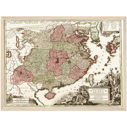 Historical city map  Test product horizontal 3 sizes