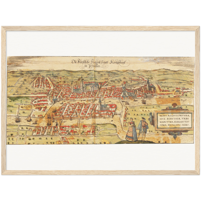 Historical city map  Test product horizontal 3 sizes