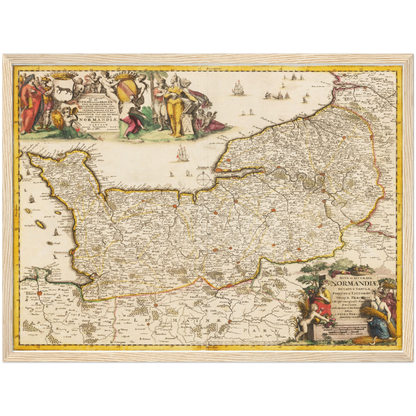 Historical city map  Test product horizontal 3 sizes