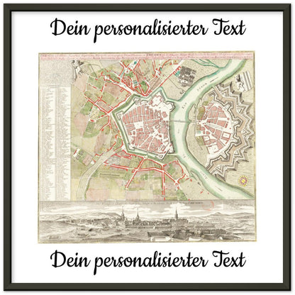 Personalisierte historische deutsche Stadtansichten