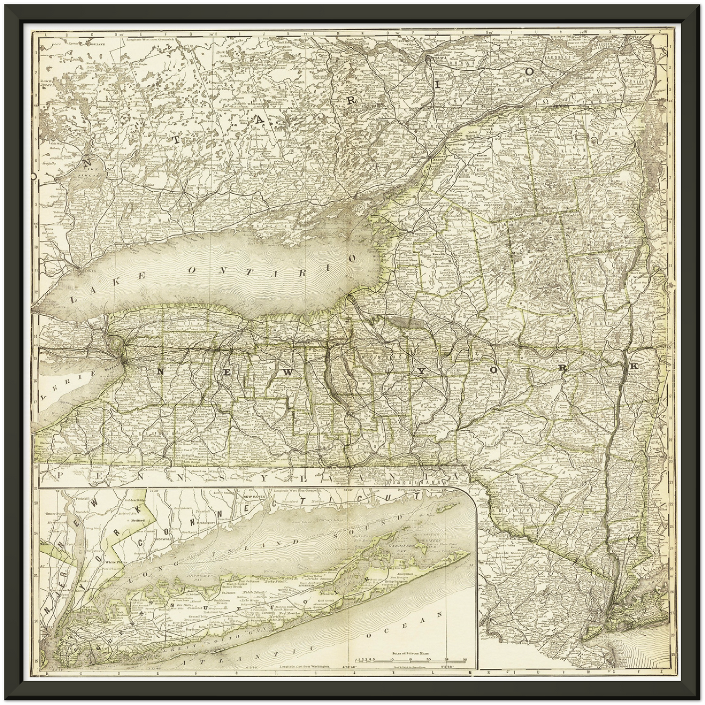Historical city map  Test product horizontal 3 sizes