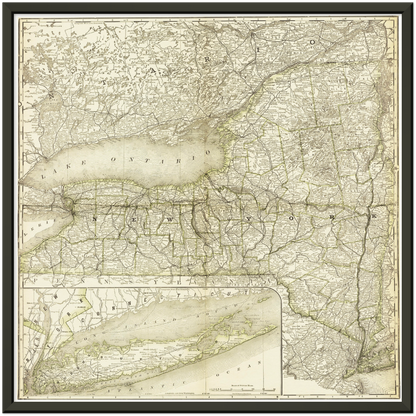 Historical city map  Test product horizontal 3 sizes