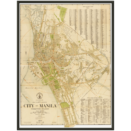 Historical city map  Test product horizontal 3 sizes