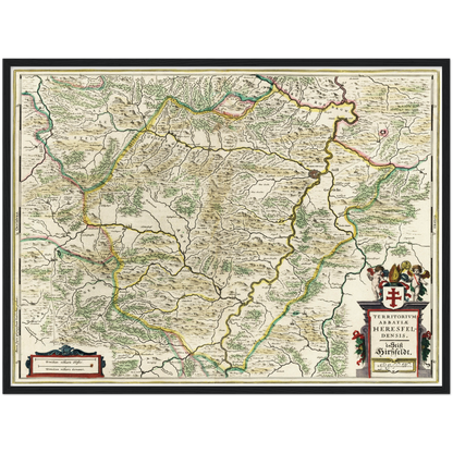 Historical city map  Test product horizontal 3 sizes
