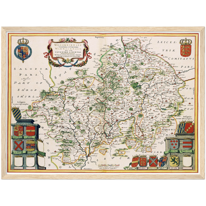 Worcestershire um 1646