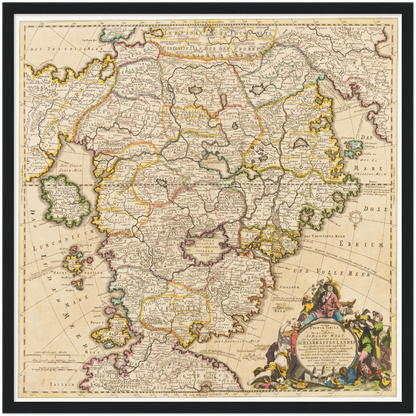 Historical city map  Test product horizontal 3 sizes