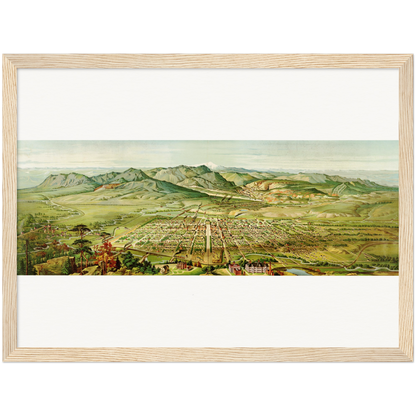 Historical city map  Test product horizontal 3 sizes