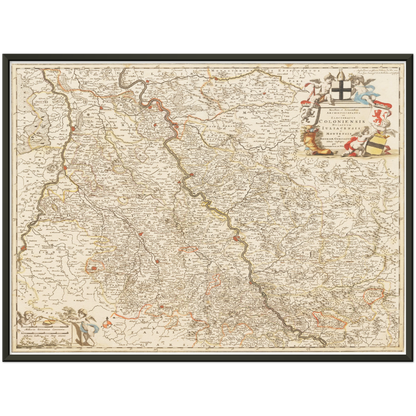 Historical city map  Test product horizontal 3 sizes