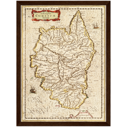 Historical city map  Test product horizontal 3 sizes