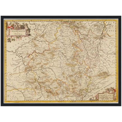 Historical city map  Test product horizontal 3 sizes