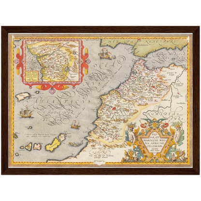 Historical city map  Test product horizontal 3 sizes