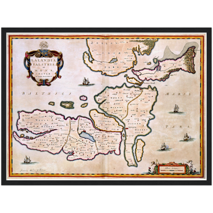 Historical city map  Test product horizontal 3 sizes