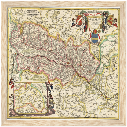 Historical city map  Test product horizontal 3 sizes