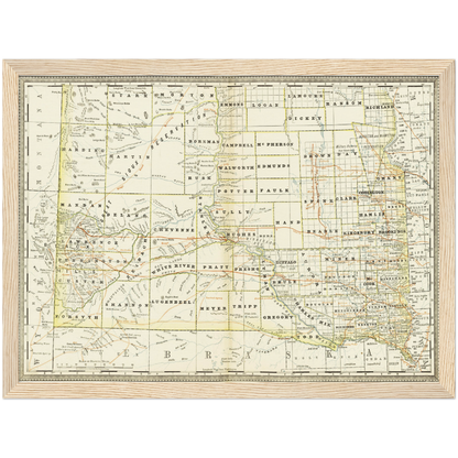 Historical city map  Test product horizontal 3 sizes