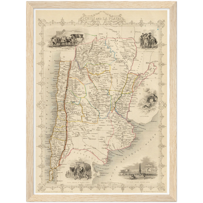 Argentinien & Chile um 1850