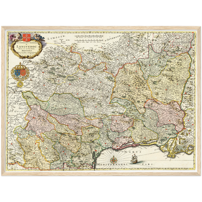 Historical city map  Test product horizontal 3 sizes