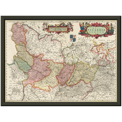 Historical city map  Test product horizontal 3 sizes