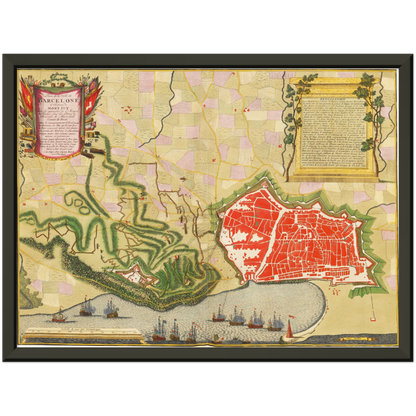 Historical city map  Test product horizontal 3 sizes