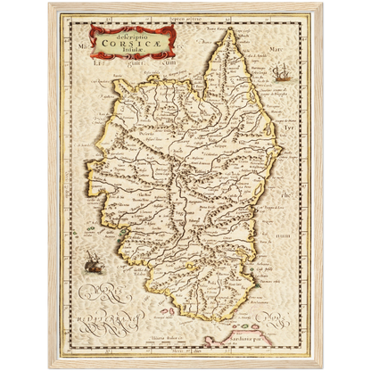 Historical city map  Test product horizontal 3 sizes