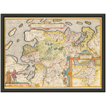 Historical city map  Test product horizontal 3 sizes