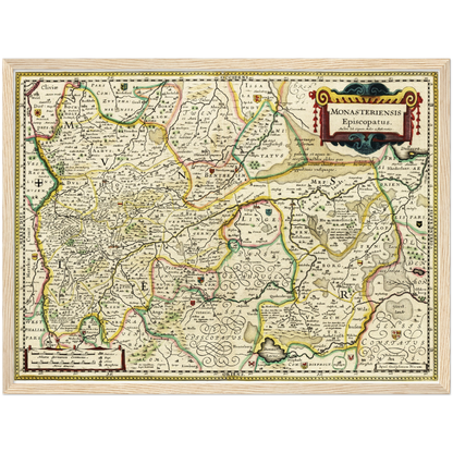 Historical city map  Test product horizontal 3 sizes