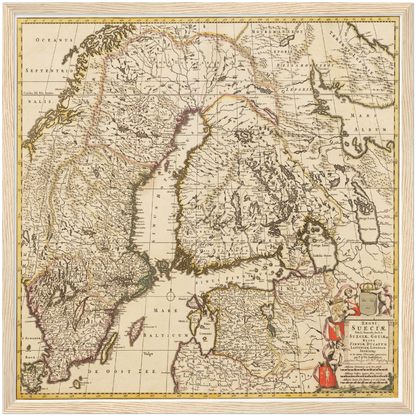 Historical city map  Test product horizontal 3 sizes