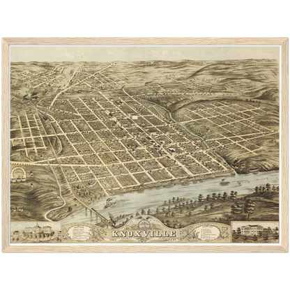 Historical city map  Test product horizontal 3 sizes