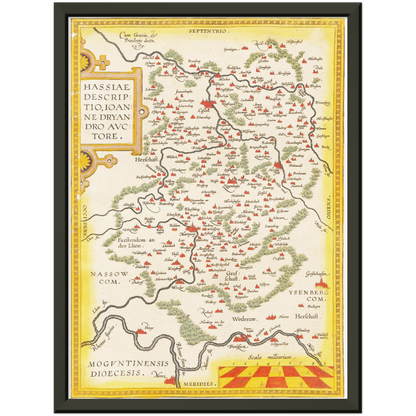 Historical city map  Test product horizontal 3 sizes