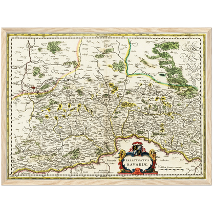 Historical city map  Test product horizontal 3 sizes