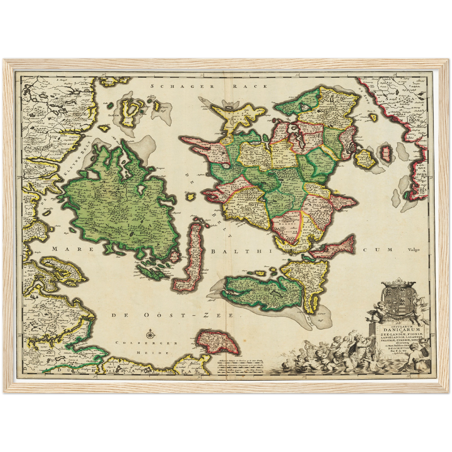 Historical city map  Test product horizontal 3 sizes