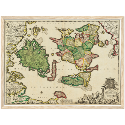 Historical city map  Test product horizontal 3 sizes