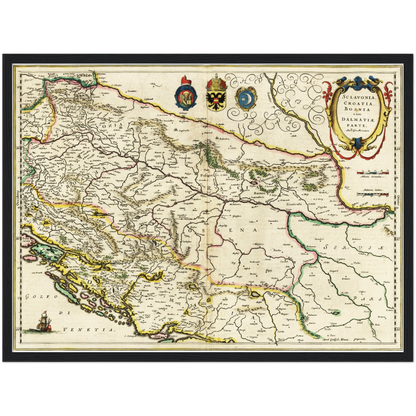 Historical city map  Test product horizontal 3 sizes