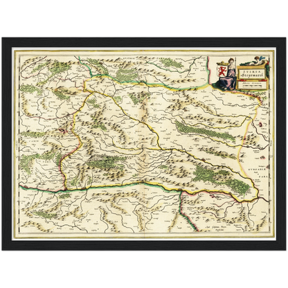 Historical city map  Test product horizontal 3 sizes