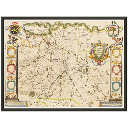 Historical city map  Test product horizontal 3 sizes